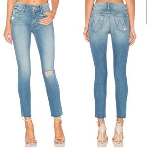 Mother Looker Ankle Fray Love Gun Jean